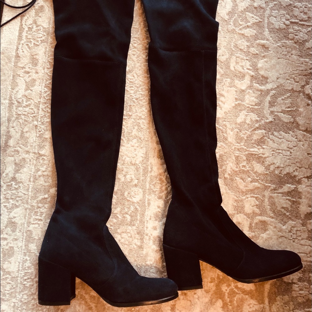 Stuart Weitzman over-the-knee suede boots